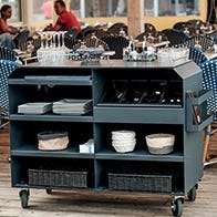 Servies meubilair buiten