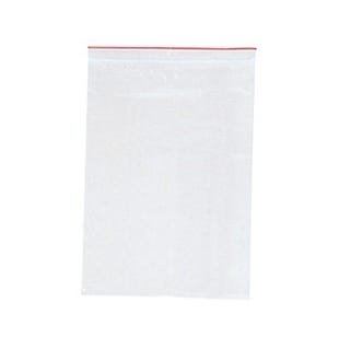 Sachet plastique à fermeture zip