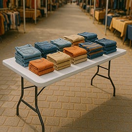 Etalage marktmateriaal