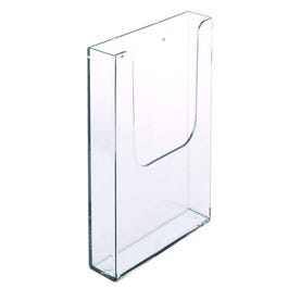 Folderhouder 1 vak transparant muurmodel 1/3 A4 Folderhouder 1 vak transparant muurmodel 1/3 A4