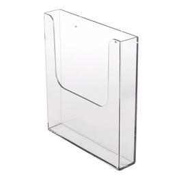 Folderhouder 1 vak transparant muurmodel A4 Folderhouder 1 vak transparant muurmodel A4