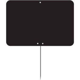 Krijtbordje zwart steeketiket 15x10cm - per 10 Krijtbordje zwart steeketiket 15x10cm - per 10
