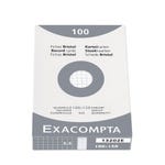 Steekkaarten Exacompta wit geruit 5x5 100x150cm - per 100