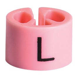 Maatdopje voor kledinghanger L roze - per 50 Maatdopje voor kledinghanger L roze - per 50