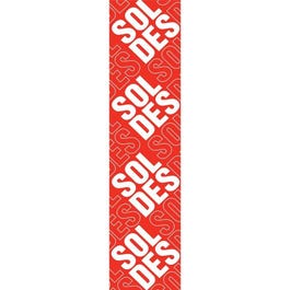 Affiche SOLDES 20x86cm rood (FR) Affiche SOLDES 20x86cm rood (FR)