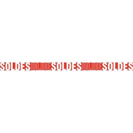 Affiche SOLDES 172x10cm rood (FR) Affiche SOLDES 172x10cm rood (FR)