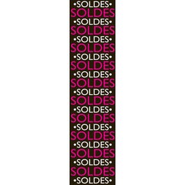Poster soldes 20x86cm zwart Poster soldes 20x86cm zwart