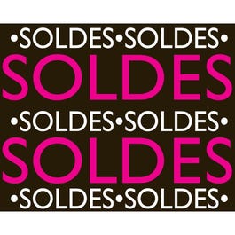 Affiche SOLDES 80x60cm zwart (FR) Affiche SOLDES 80x60cm zwart (FR)