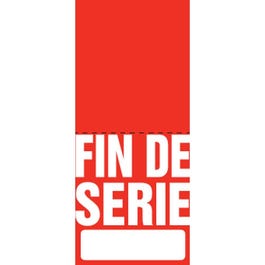 Prijskaart karton Fin de serie 52x119mm (FR) - per 500 Prijskaart karton Fin de serie 52x119mm (FR) - per 500