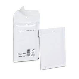 Envelop met luchtkussen wit kraftpapier 140x215mm - per 100 Envelop met luchtkussen wit kraftpapier 140x215mm - per 100