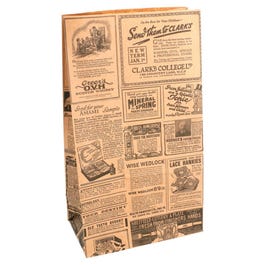 Blokbodemzak kraft naturel Times 14+8x24cm - per 1000 Blokbodemzak kraft naturel Times 14+8x24cm - per 1000