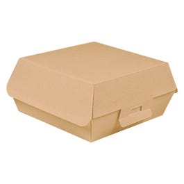 Hamburgerdoos THE PACK gegolfd karton 17,6x16,8x7,8cm bruin par 50 Hamburgerdoos THE PACK gegolfd karton 17,6x16,8x7,8cm bruin par 50