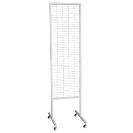 Rooster wit op wielen 50x190cm Rooster wit op wielen 50x190cm