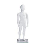 Mannequin kind 2 jaar wit glazen voet 96cm