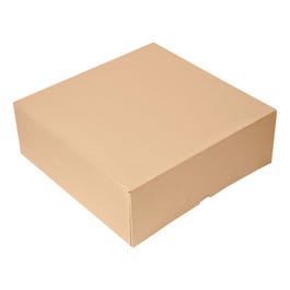 Taartdoos The Pack karton gegolfd nano micro naturel 28x28x10cm - per 50 Taartdoos The Pack karton gegolfd nano micro naturel 28x28x10cm - per 50