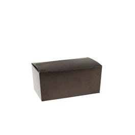 Pralinedoos moka binnenkant goud 375g - per 50 Pralinedoos moka binnenkant goud 375g - per 50
