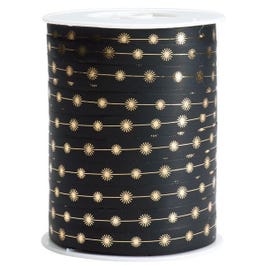Cadeaulint Antares zwart goud 10mm x 250m Cadeaulint Antares zwart goud 10mm x 250m