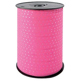 Cadeaulint roze stippen 10mm x 225m Cadeaulint roze stippen 10mm x 225m