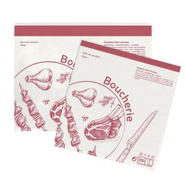 Vetvrij zak voor vleeswaren 25x33cm - per 500 Vetvrij zak voor vleeswaren 25x33cm - per 500