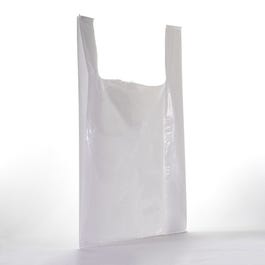 Hemddraagtas plastic wit 55 x 20 x 90 cm - per 100 Hemddraagtas plastic wit 55 x 20 x 90 cm - per 100