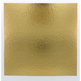 Taartkarton vierhoekig goud en zwart 20x20cm - per 50 Taartkarton vierhoekig goud en zwart 20x20cm - per 50