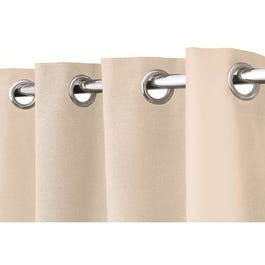 Paskamergordijn ivoor met ringen 1.35x2m Paskamergordijn ivoor met ringen 1.35x2m