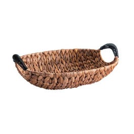 Mand ovaal hout naturel 32x25x12cm Mand ovaal hout naturel 32x25x12cm